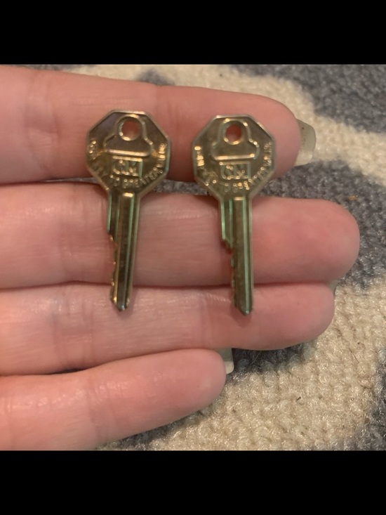 Vintage GM General Motors "Key to Greater Value" Gold Tone Cufflinks